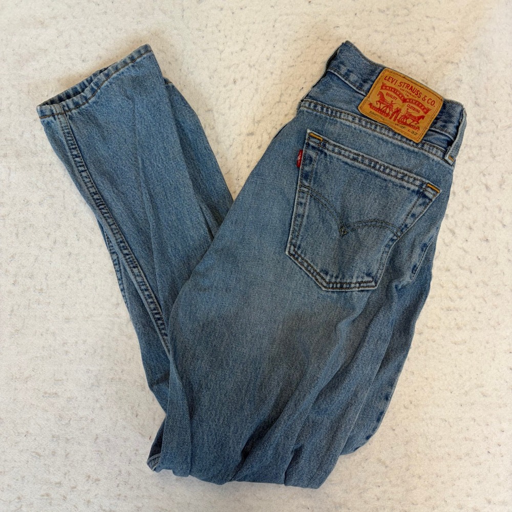 Levi's 550 Relaxed Fit Jeans Mens 28x32 Blue Denim Straight Leg